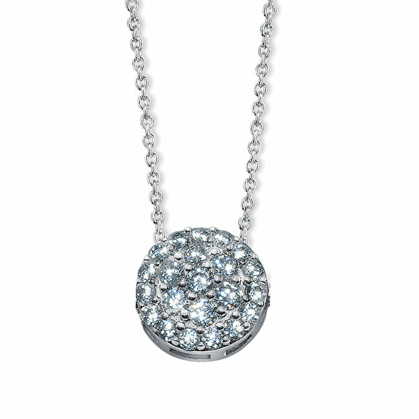 Elegantný náhrdelník s kryštálmi Splendid 32152.R