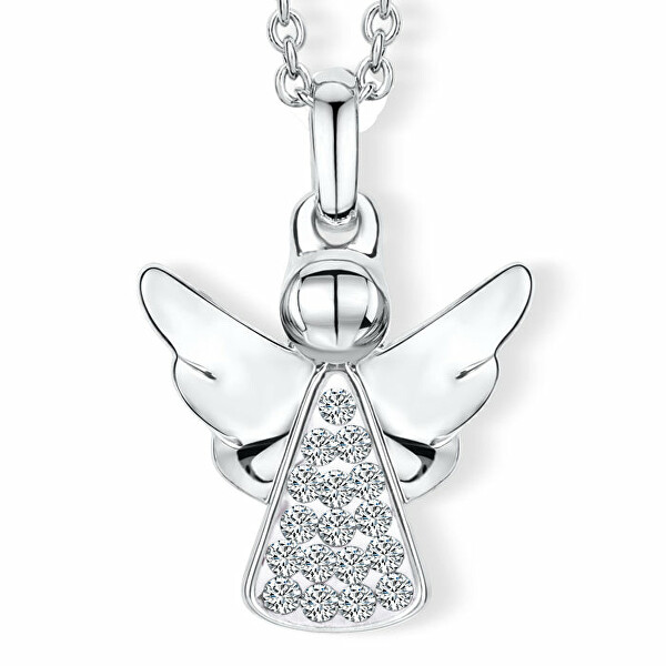 Nádherný náhrdelník s andělíčkem 30351.CRY.R