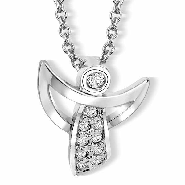 Pôvabný náhrdelník s anjelikom 3654.CRY.R