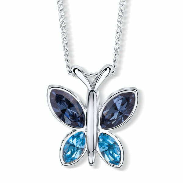 Slušivý náhrdelník Motýľ 30297.MBL.R