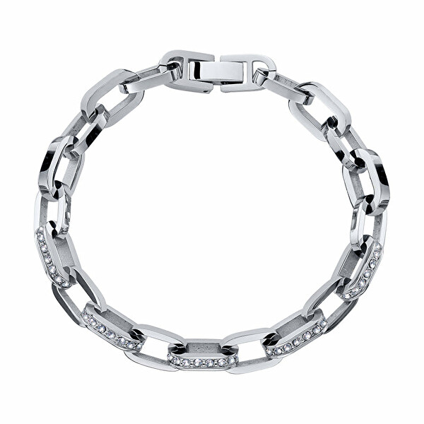 Bracciale trendy in acciaio con cristalli Touch Link 20524.E