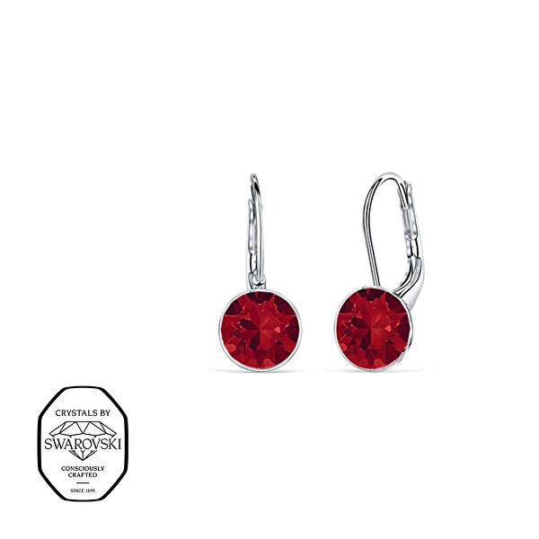 Visací náušnice s krystaly Swarovski Diana 4119.LSI.E