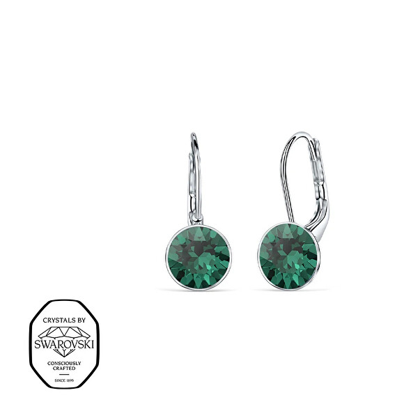Visací náušnice se Swarovski krystaly Diana 4119.EME.E