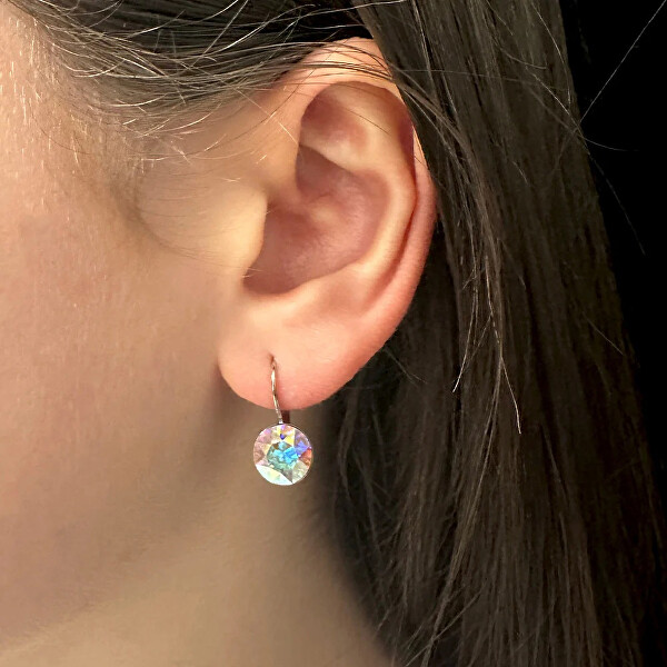 Třpytivé náušnice s krystalem Swarovski Diana 4119.CRY.R