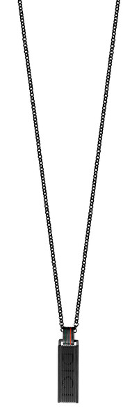 Čierny náhrdelník pre mužov DCNL50060200