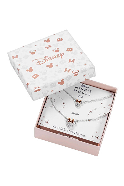 Krásna sada šperkov pre matku s dcérou Minnie Mouse SF00486TZWL.CS