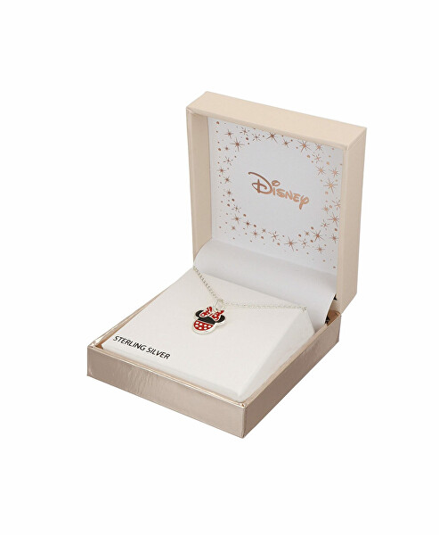 Krásny strieborný náhrdelník Minnie Mouse NS00028SL-157.CS