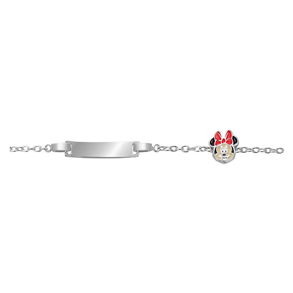 Něžný stříbrný náramek Minnie Mouse BS00096SL-47.CS