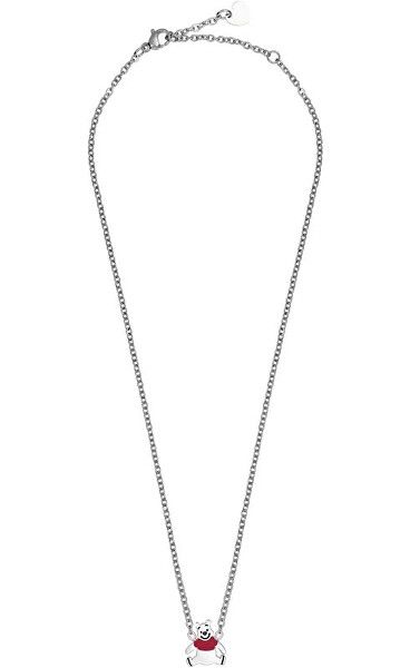Oceľový náhrdelník s príveskom Macka Pú Winnie the Pooh N600632L-157.CS