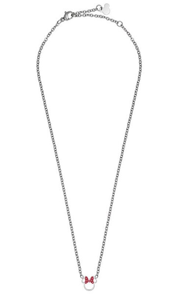 Oceľový náhrdelník s príveskom Minnie Mouse N600631L-157.CS