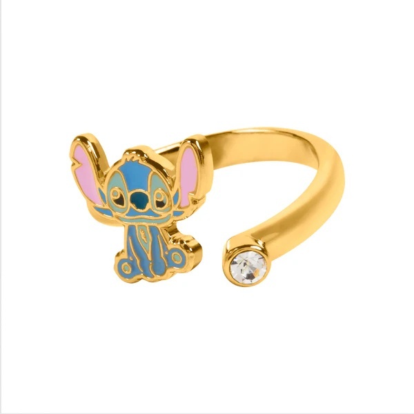 Otevřený pozlacený prsten Lilo & Stitch RF00393YRWL.PH