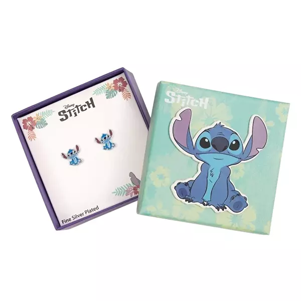 Roztomilé peckové náušnice pro dívky Lilo & Stitch EF01071SRWL.PA