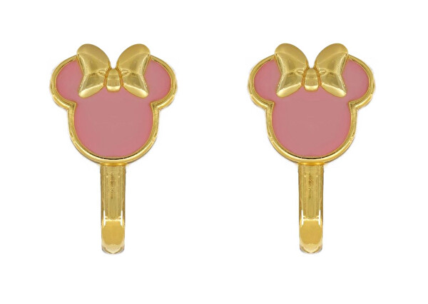 Schicke vergoldete Ohrringe Minnie Mouse ES00092YNKL.CS