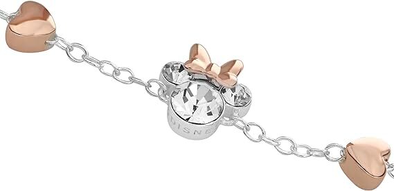 Schickes silbernes zweifarbiges Armband Minnie Mouse BS00033TRWL- 55.CS