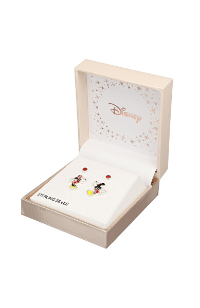 Set di orecchini in argento Mickey and Minnie Mouse SS00004SRRL.CS