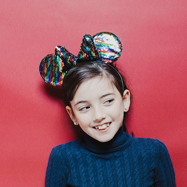 Třpytivá dívčí čelenka Minnie Mouse V700049L