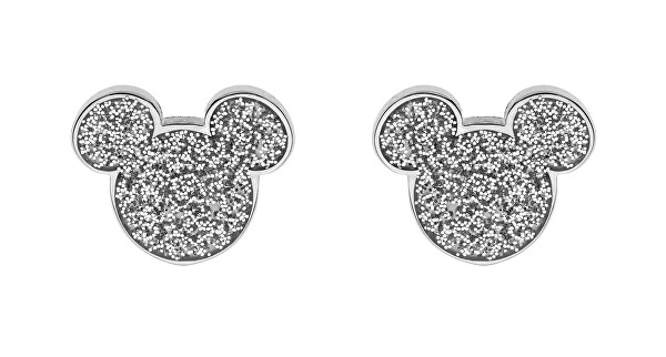 Orecchini scintillanti d’acciaio Mickey Mouse E600186NSL.CS