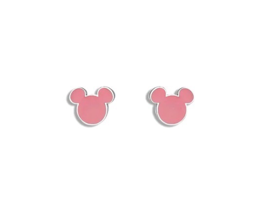 Krásne oceľové náušnice Mickey Mouse E600201NKL.TP