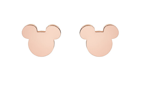 Minimalista bronz fülbevaló Mickey Mouse E600179PL-B.CS