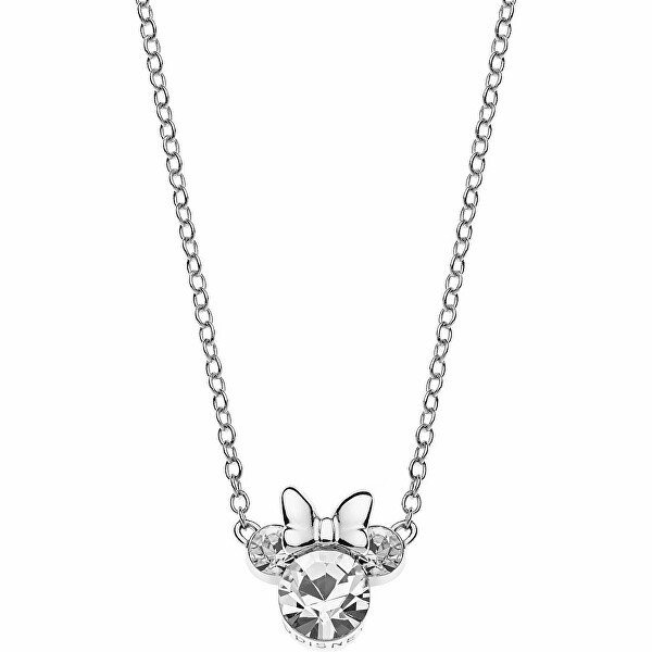 Nádherný strieborný náhrdelník Minnie Mouse NS00006SAPRL-157