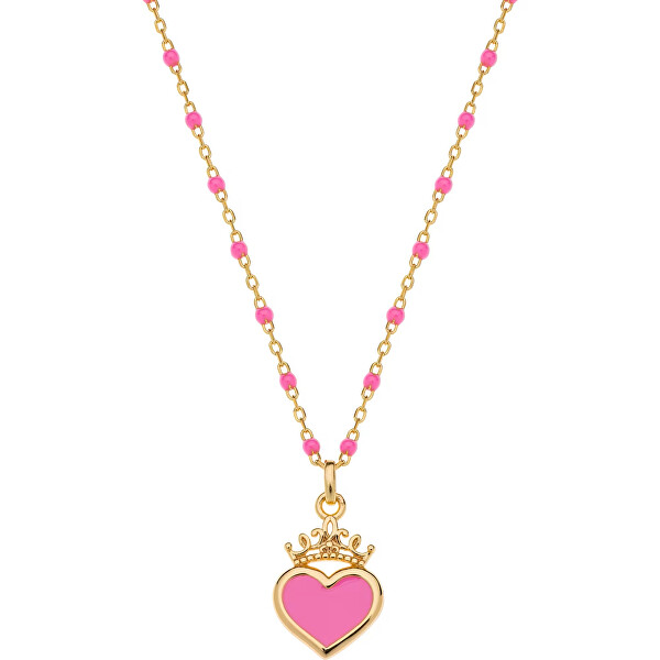 Nežný pozlátený náhrdelník Disney Princess NS00057YL-157.CS