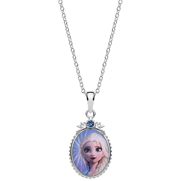 Oblíbený dívčí stříbrný náhrdelník Frozen CS00021SRJL-P.CS