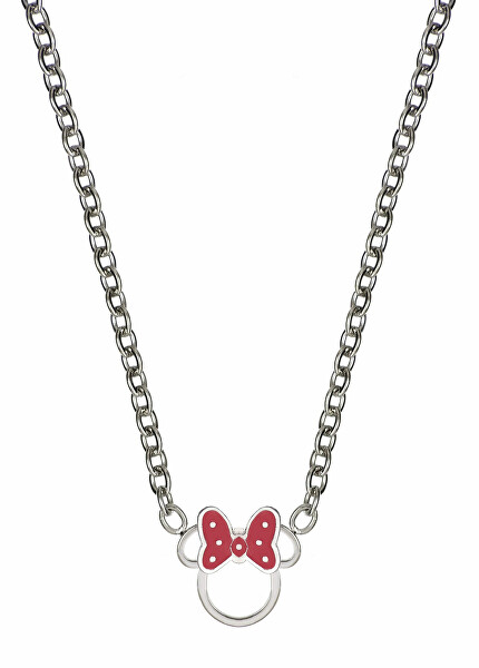 Ocelový náhrdelník s přívěskem Minnie Mouse N600631L-157.CS