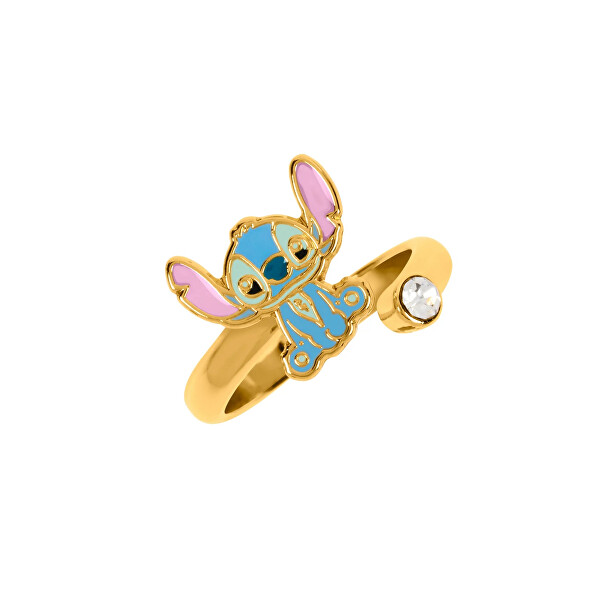 Otevřený pozlacený prsten Lilo & Stitch RF00393YRWL.PH
