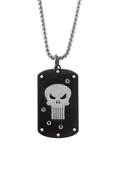 Collana uomo in acciaio Punisher Marvel C600693L-M.CS