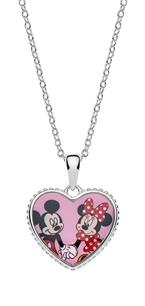 RomanticRomantische Silberkette Minnie and MickeyMickey Mouse (Halskette, Anhänger)