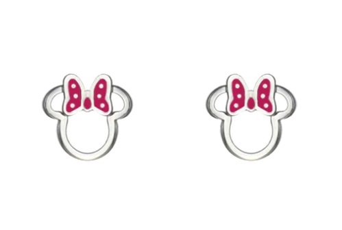 Simpatici orecchini in acciaio Minnie Mouse E600198L.TP