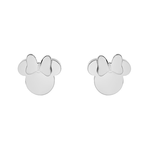 Slušivé oceľové náušnice kôstky Minnie Mouse E600180L-B.CS
