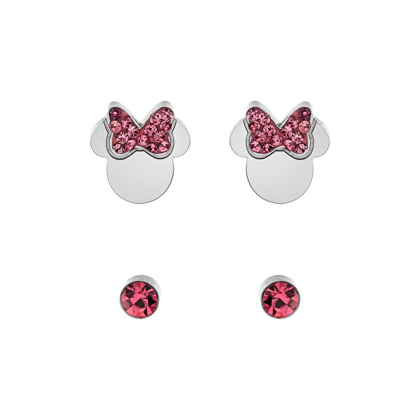 Set di orecchini scintillanti da ragazza Minnie Mouse S600149RPL-B.CS