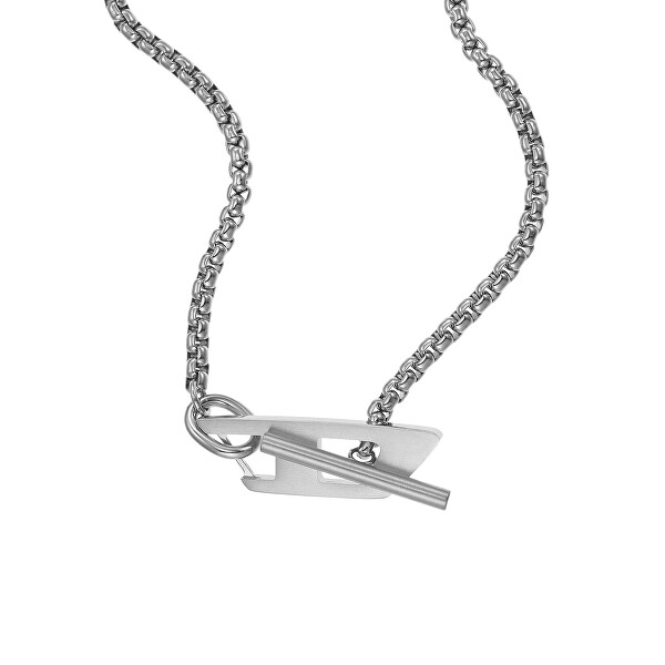 Fashion ocelový náhrdelník s logem DX1477040