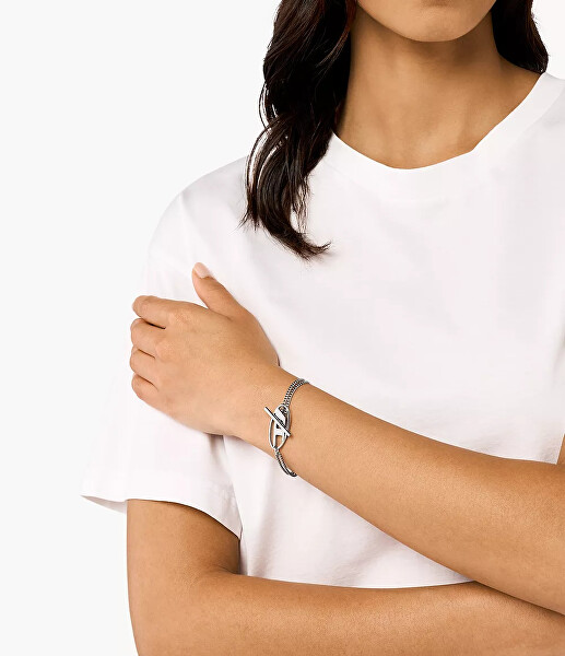 Fashion dvojitý ocelový náramek DX1535040