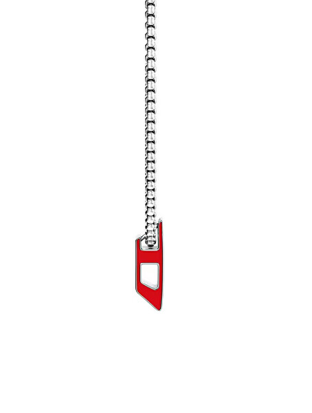 Stílusos acél unisex nyaklánc D Logo DX1689040