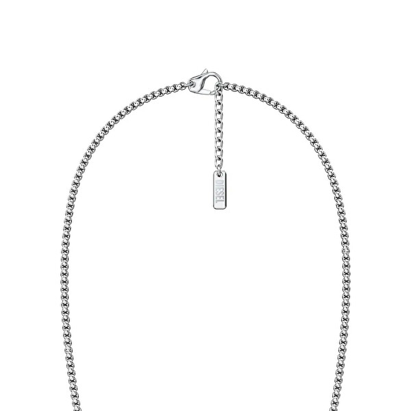 Stílusos acél unisex nyaklánc D Logo DX1689040