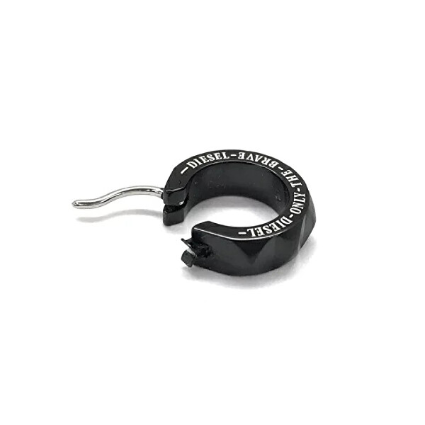 Stilvoller schwarzer Single Ohrring DX1273001