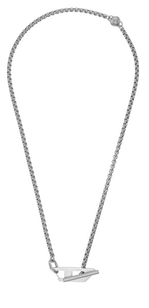 Fashion ocelový náhrdelník s logem DX1477040
