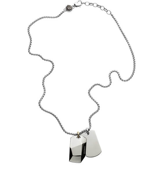 Módny pánsky náhrdelník s príveskami DX1143040
