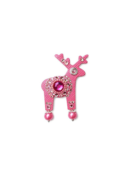 Jelenie mini brošňa Miss Pinkie