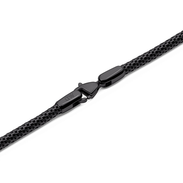 Černý ocelový náhrdelník Tide Mesh DW00401100