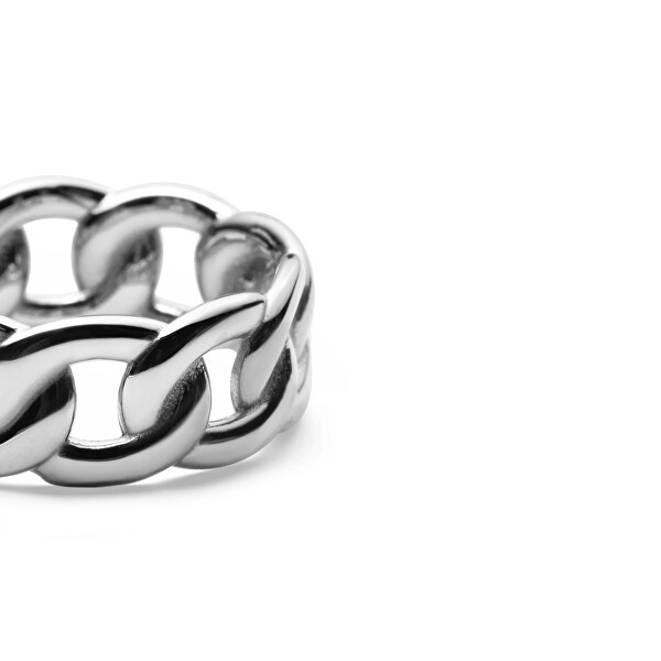 Elegantní ocelový prsten Chunky Chain DW0040084