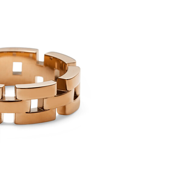 Fashion pozlacený prsten 3-Link DW0040096