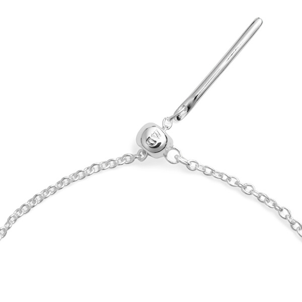 Jemný stříbrný řetízek Rolo Charms DW00401046