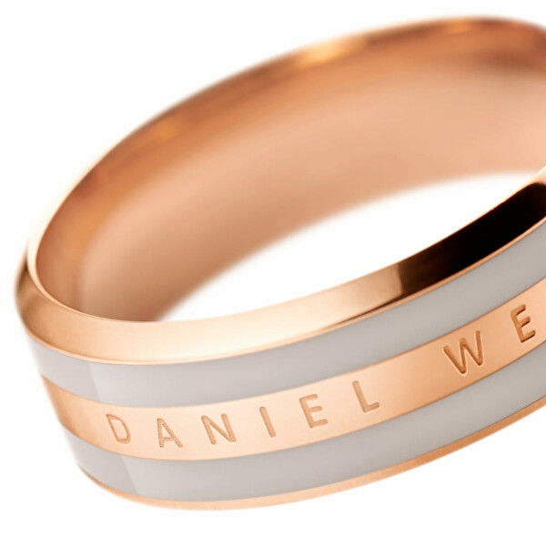 Módní bronzový prsten Emalie DW004000