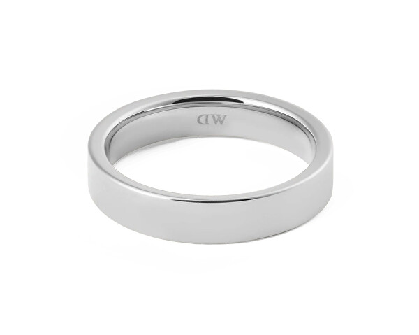 Nadčasový unisex prsteň z ocele Line DW0040182
