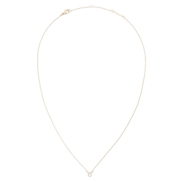 Něžný pozlacený náhrdelník znamení Býk Crystal Zodiac DW00400920