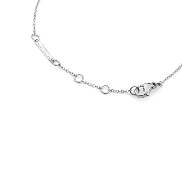 Ocelový řetízkový náramek znamení Rak Crystal Zodiac DW00400934