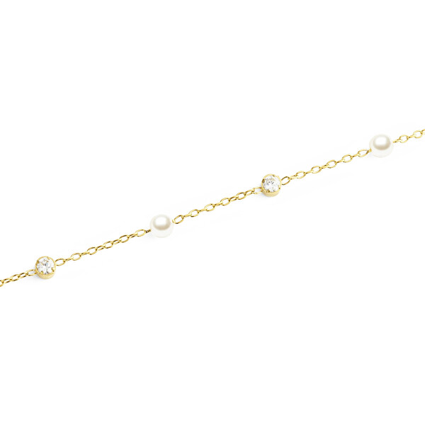 Pozlacený náramek se Swarovski perlami Pearl DW00401952